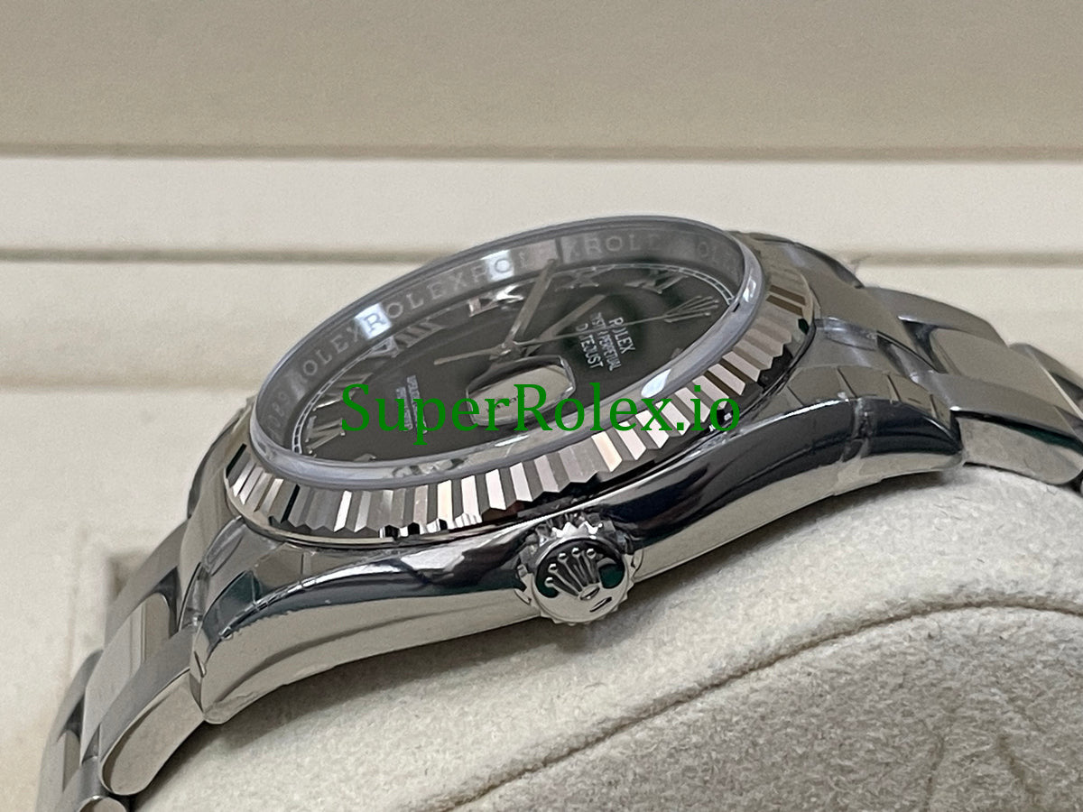 Rolex Datejust 36 Steel Black Roman Dial Ref.116234