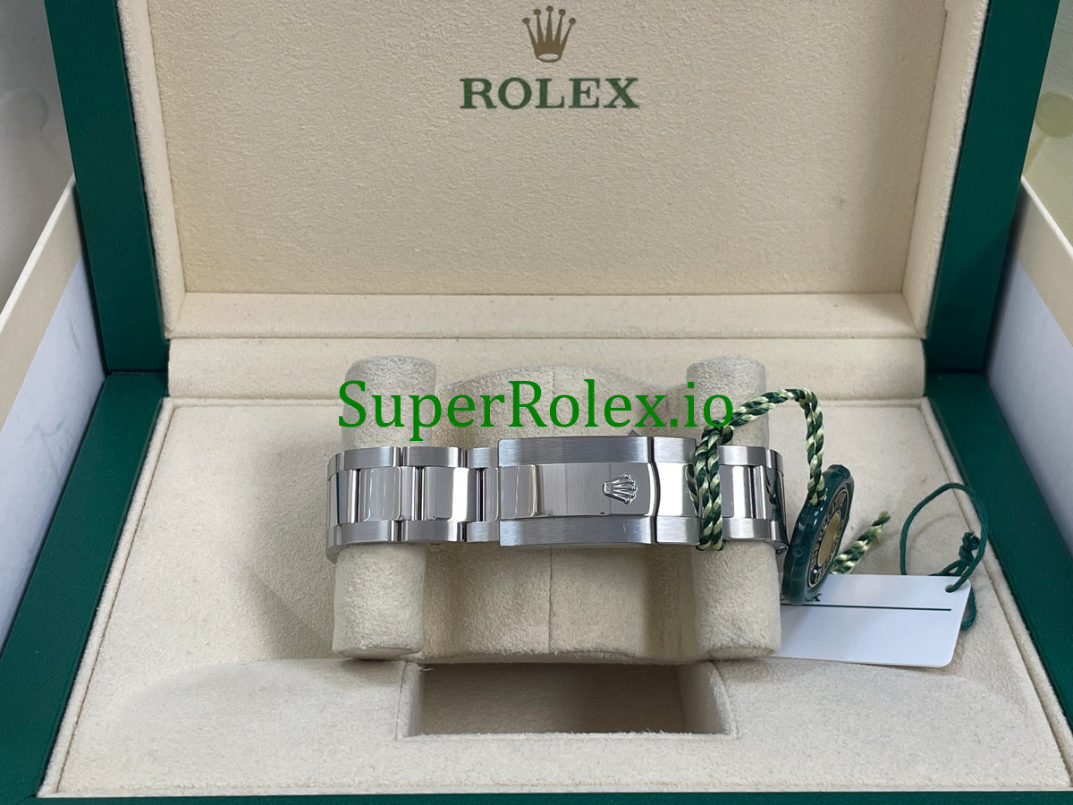 Rolex Datejust 41 Steel and White Gold Black Index Dial Ref.126334