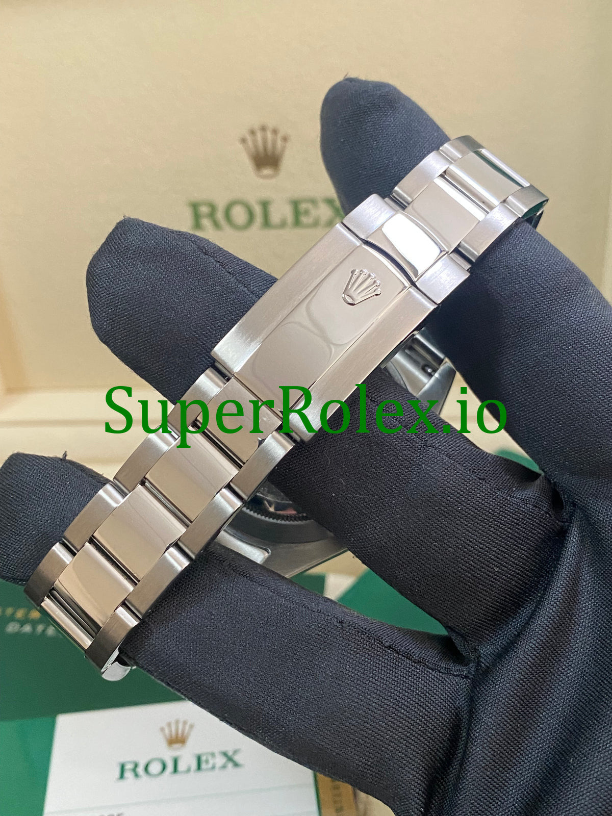 Rolex Datejust II 41 Steel Black Roman Dial Ref.116300