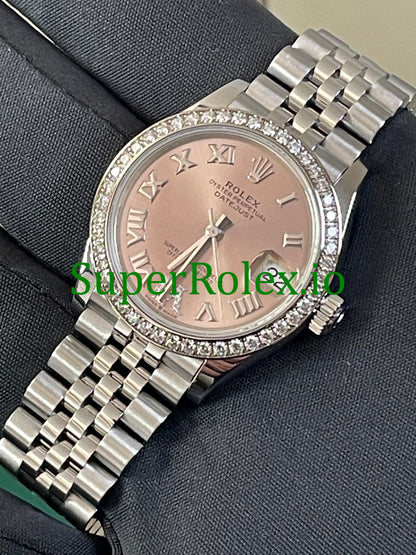 Rolex Datejust 31 White Gold Pink Diamond Dial Ref.278384RBR