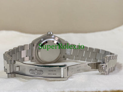 Rolex Platinum Lady-Datejust 28 Ice Blue Diamond Dial Ref.279136RBR
