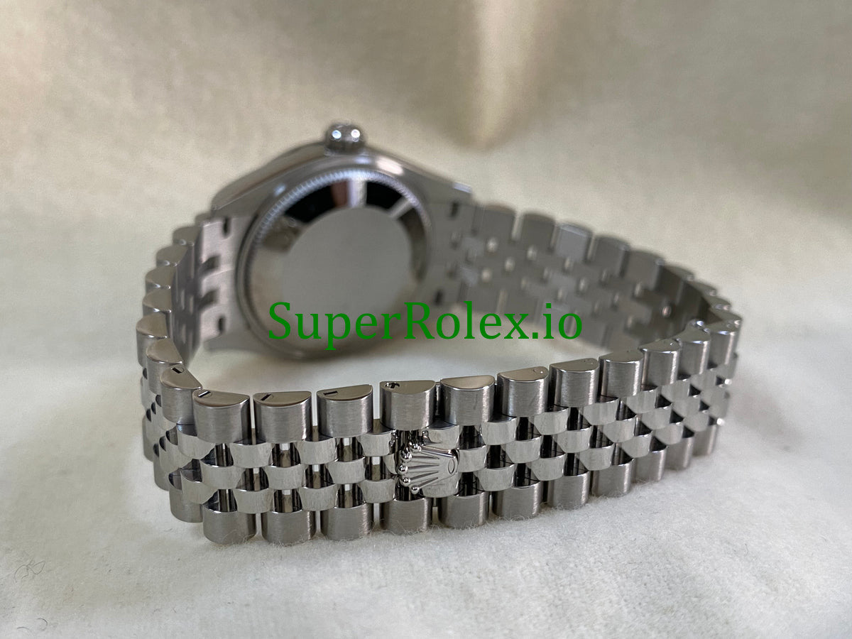 Rolex Datejust 31 Steel and White Gold Pink Roman Dial Ref.278274