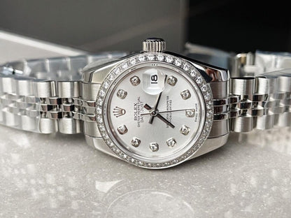 Rolex Datejust 31mm 278273 YG/SS White Dial Diamond Bezel