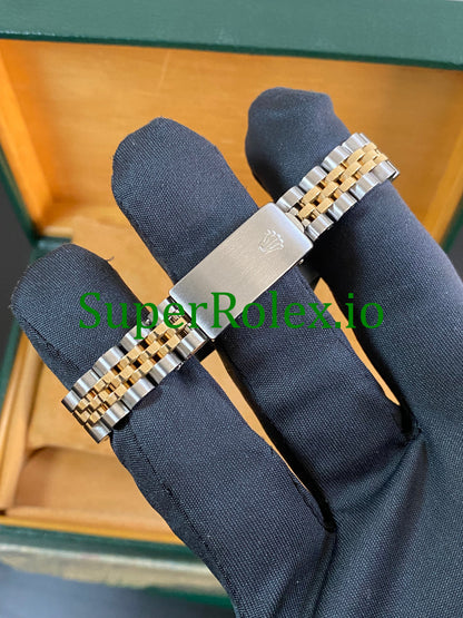Rolex Lady-Datejust 26MM Yellow Gold Champagne Index Dial Ref.69173
