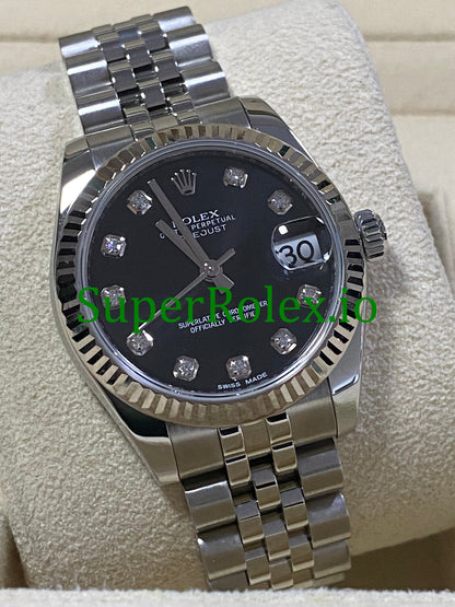 Rolex Datejust 31 Steel Diamond Dial Ref.178274