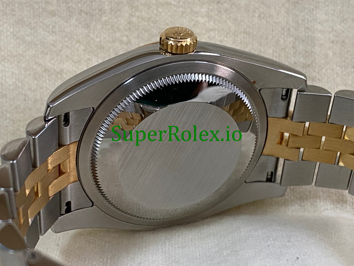 Rolex Datejust 36 Steel and Yellow Gold White Roman Dial Ref.116233