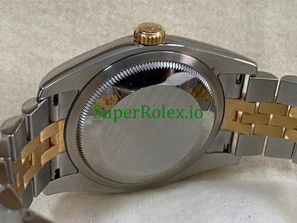 Rolex Datejust 36 Steel and Yellow Gold White Roman Dial Ref.116233