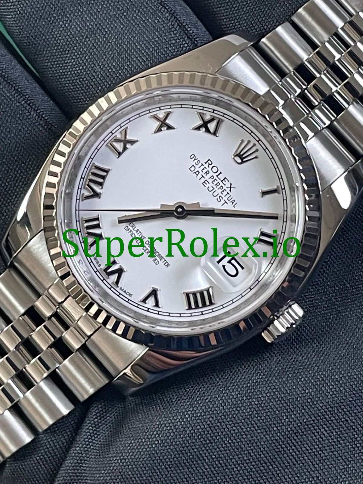 Rolex Datejust 31 Steel White Gold White Roman Dial Ref.178274