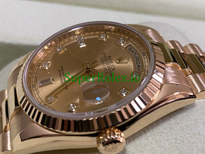 Rolex Day-Date 36MM Yellow Gold Diamond Dial Ref.118238