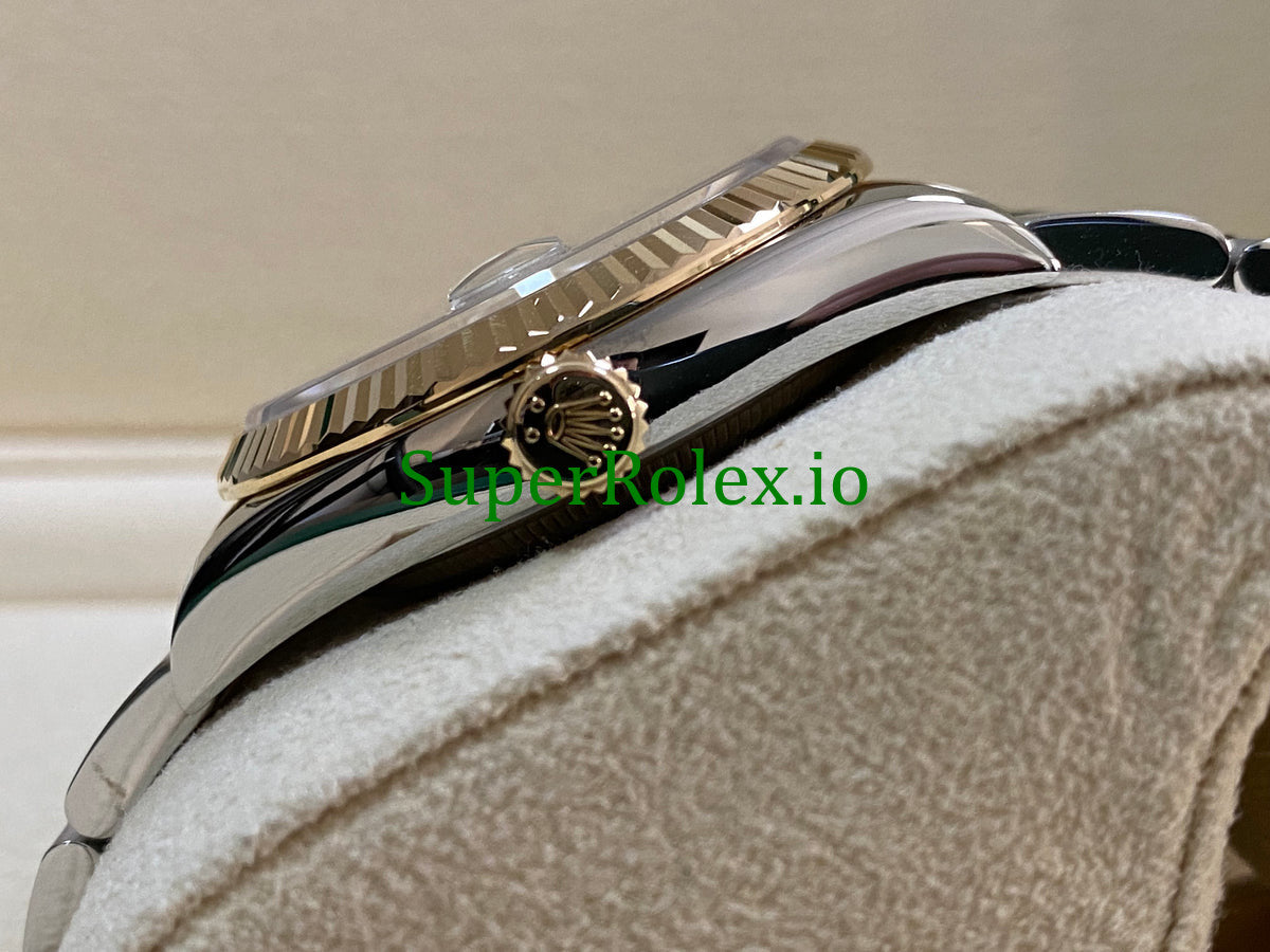 Rolex Datejust 36 Yellow Gold Mother of Pearl Diamond Dial Ref.126233
