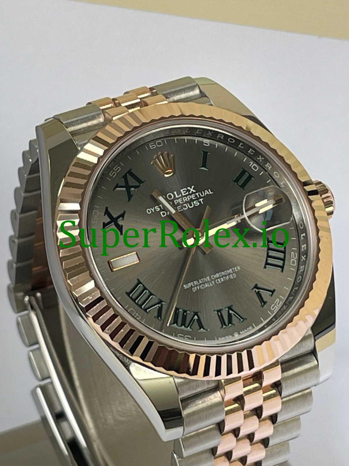 Rolex Datejust 41 Steel and Everose Gold Ref.126331