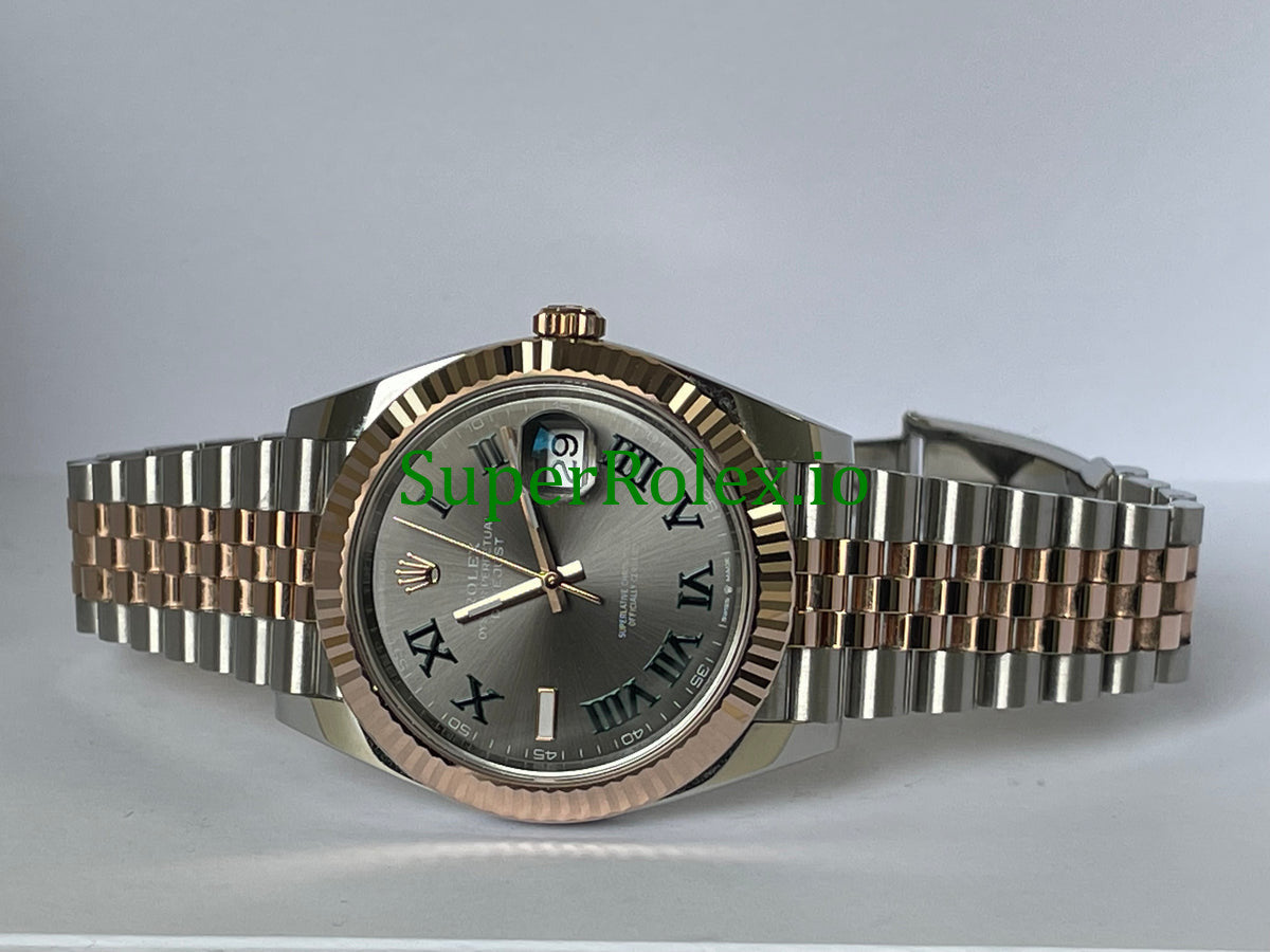 Rolex Datejust 41 Steel and Everose Gold Ref.126331
