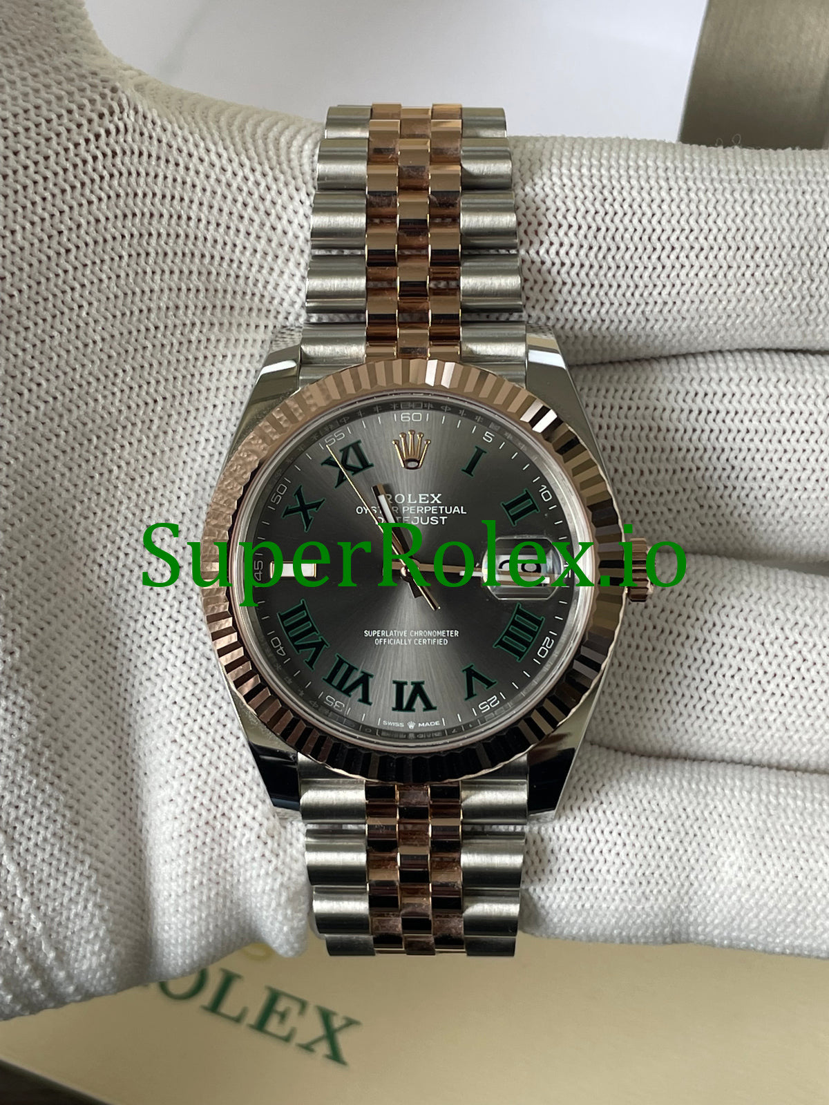 Rolex Datejust 41 Steel and Everose Gold Ref.126331