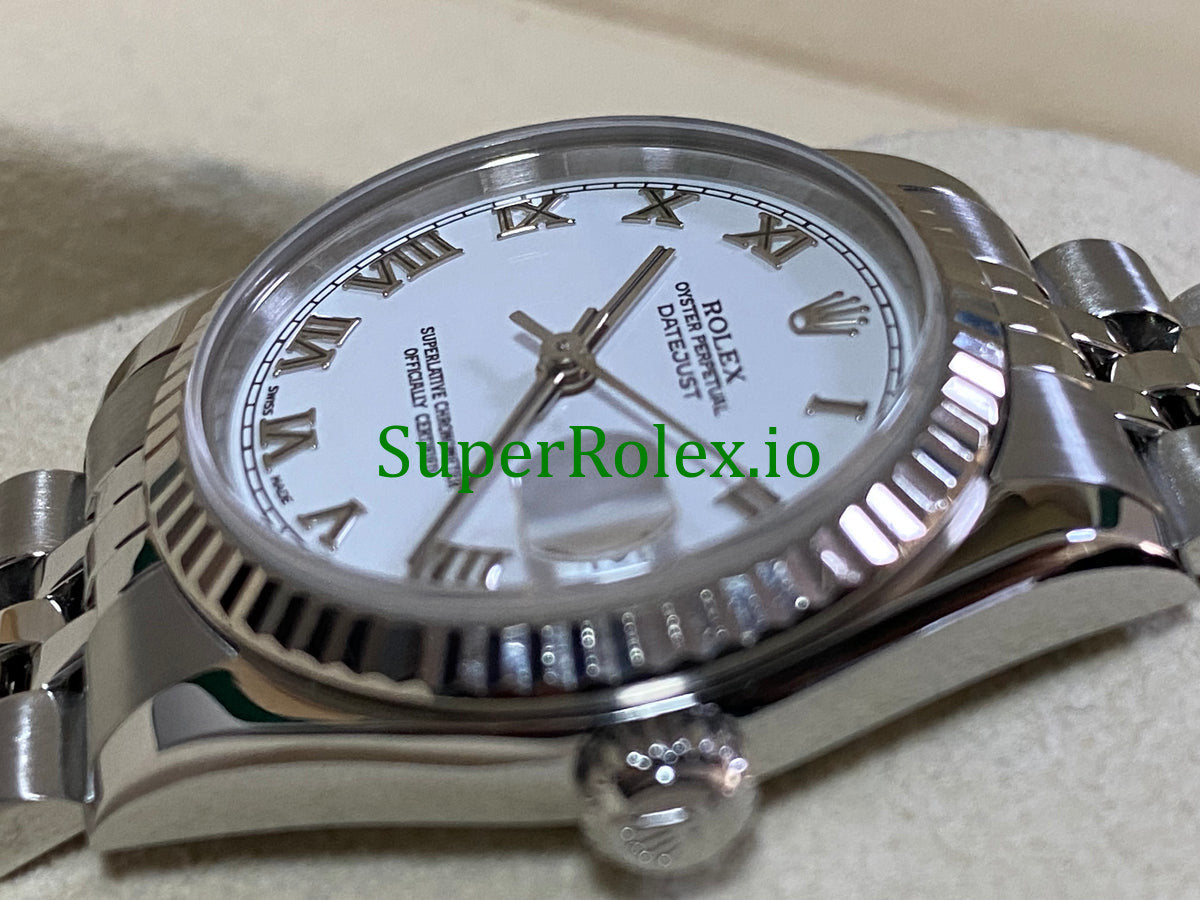 Rolex Datejust 31MM White Gold White Roman Dial Ref.78274