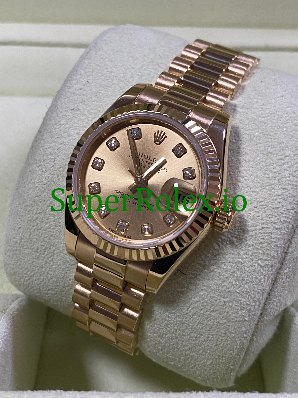 Rolex Lady-Datejust 26 Yellow Gold Diamond Dial Ref.179178
