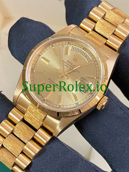 Rolex Day-Date 36MM Yellow Gold Ref.18248 - Champagne Index Dial