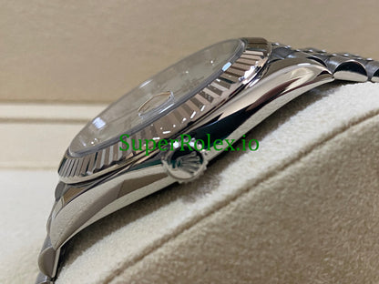 Rolex Datejust 41 Steel and White Gold Rolesor Ref.126334