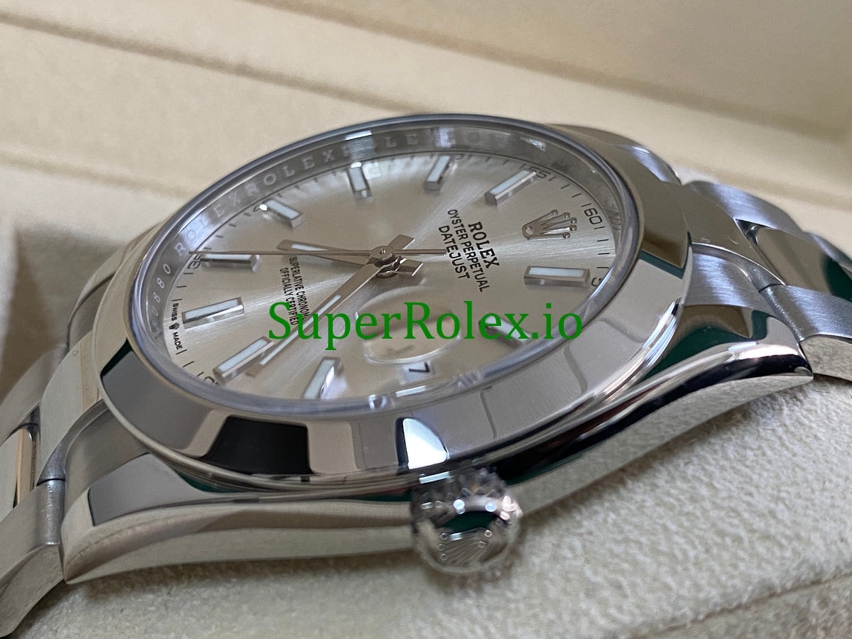 Rolex Datejust 41 Steel Silver Index Dial Ref.126300