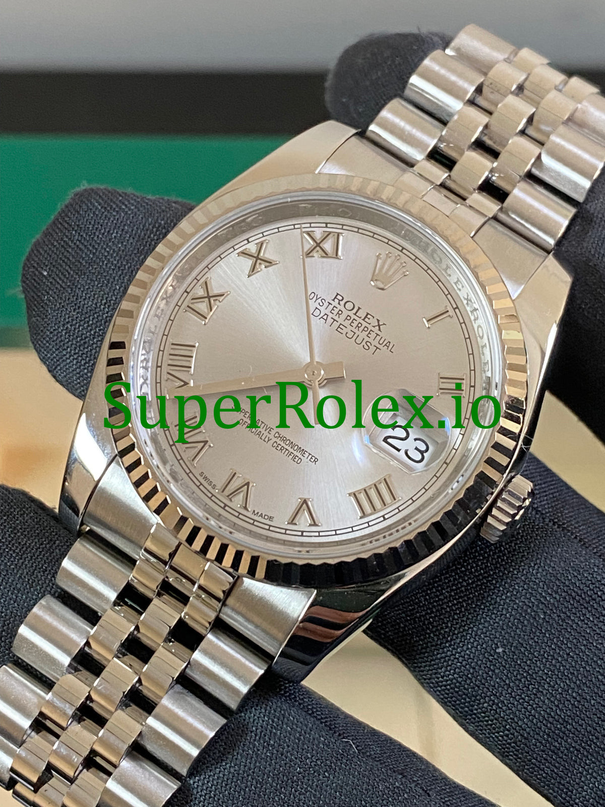Rolex Datejust 36 Steel Rhodium Roman Dial Ref.116234