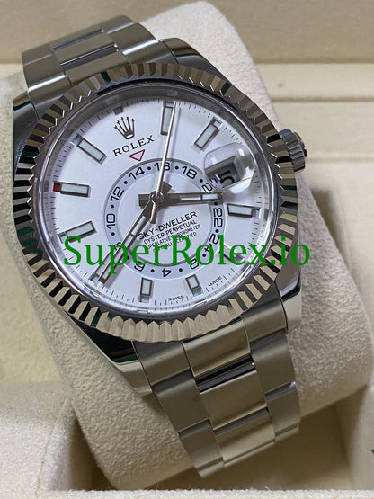 Rolex Sky-Dweller White Rolesor Ref.326934 - White Index Dial