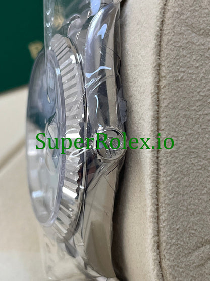Rolex Platinum Day-Date 40MM Ref.228236 - Ice Blue Baguette Diamond Dial