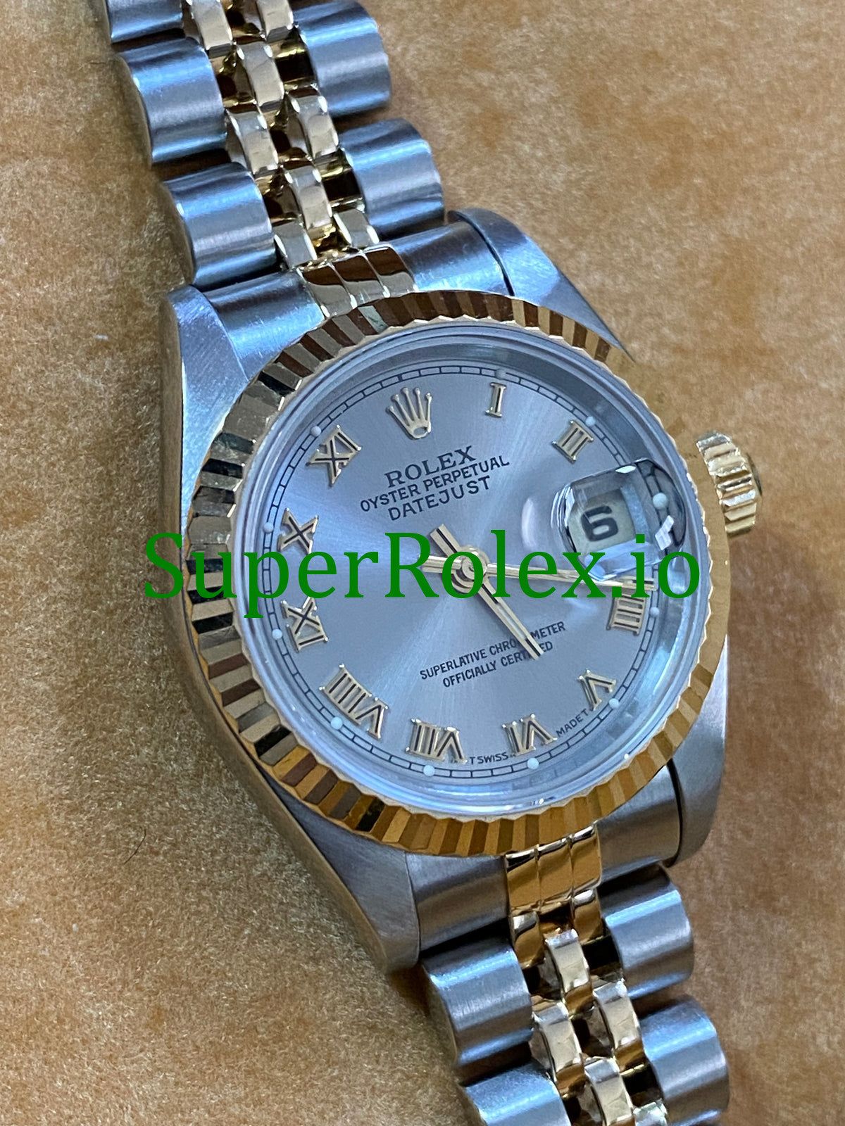 Rolex Lady-Datejust 26MM Two Tone Silver Roman Dial Ref.69173