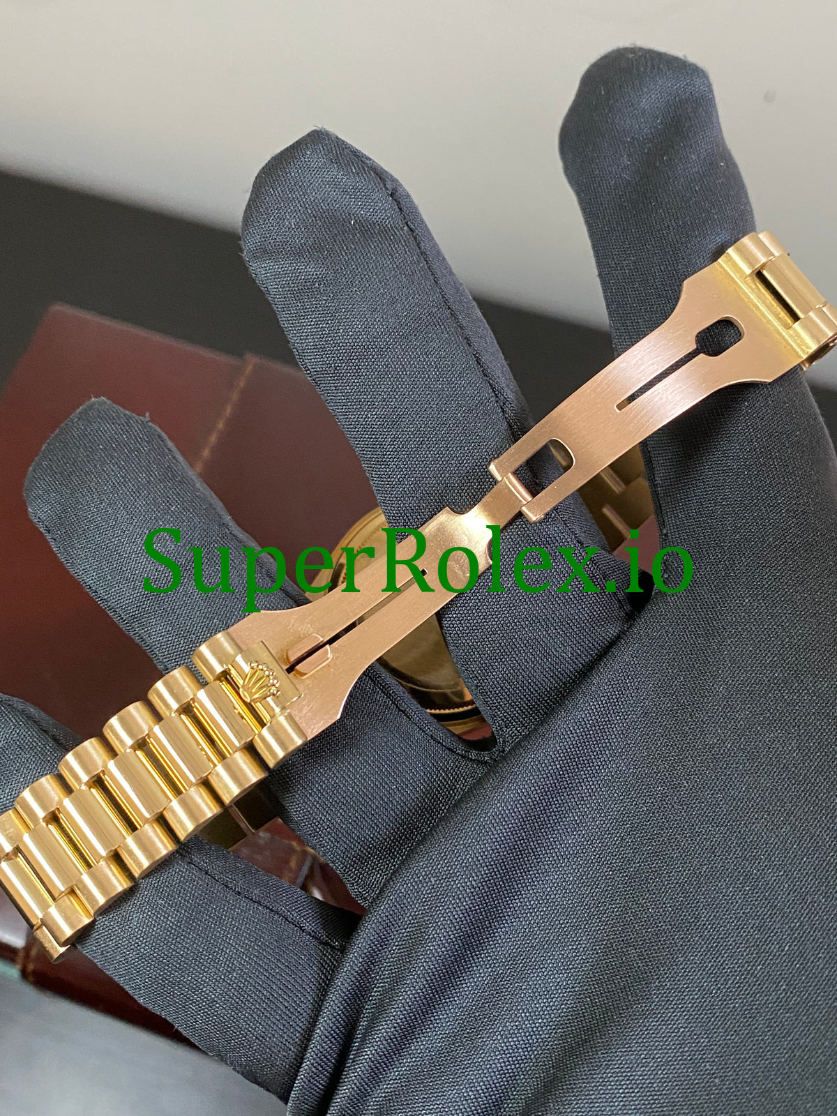 Rolex Day-Date 36MM Yellow Gold Champagne Index Dial Ref.18038