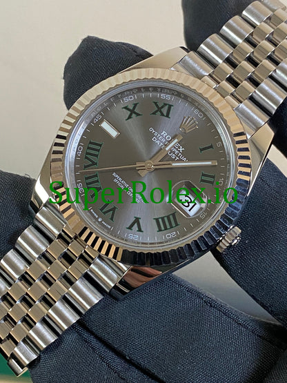 Rolex Datejust 41 Steel and White Gold Ref.126334