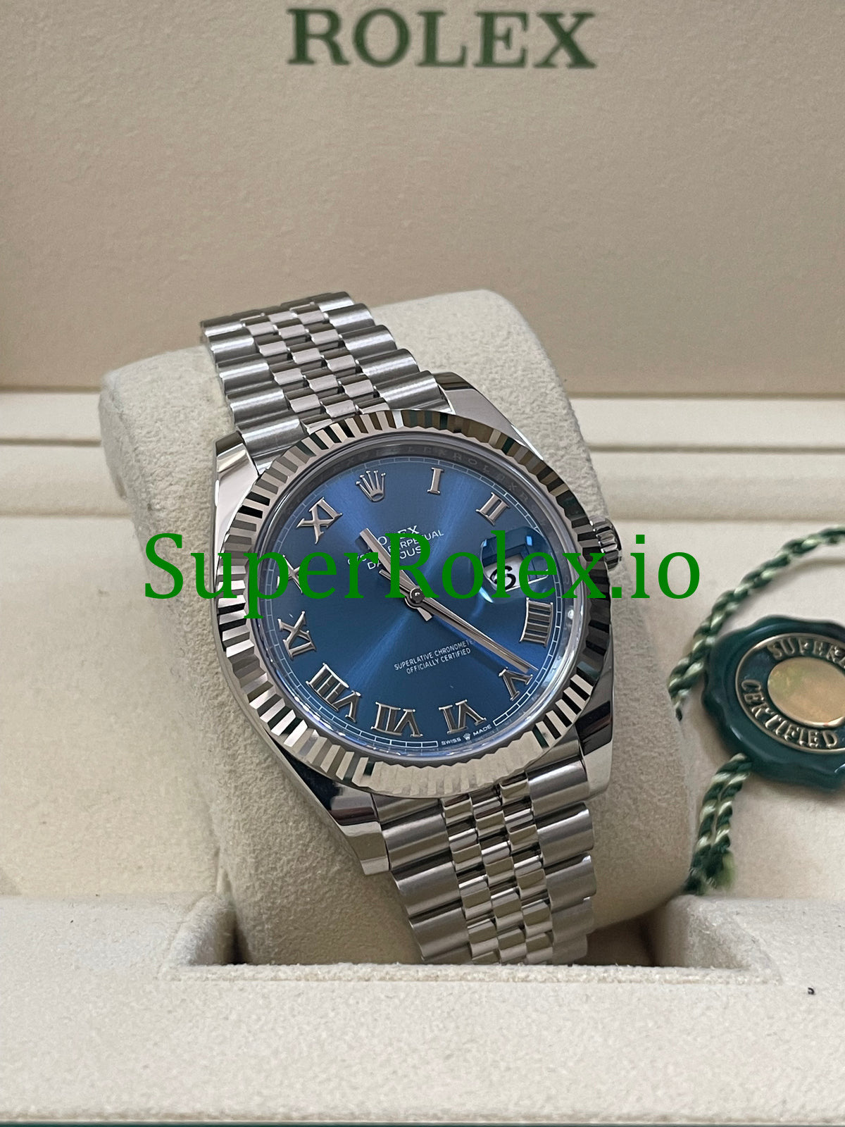 Rolex Datejust 41 Steel and White Gold Rolesor  Ref.126334