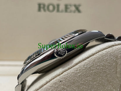 Rolex Datejust 41 Steel and White Gold Rolesor  Ref.126334