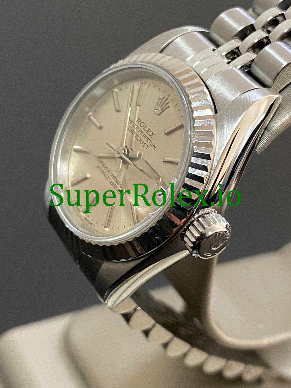 Rolex Lady-Datejust 26MM Steel Silver Index Dial Ref.69174