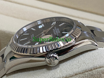 Rolex Datejust 36 Stainless Steel Bright Blue Fluted-Motif Dial Ref.126234